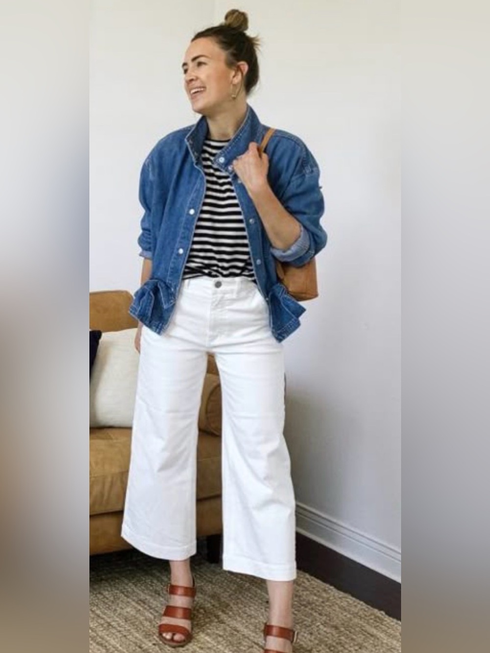 FRYE Women's Wide Leg Pants in White Size 2/3